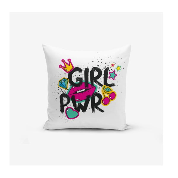 Față de pernă pentru copii 43x43 cm Girl Power – Mila Home