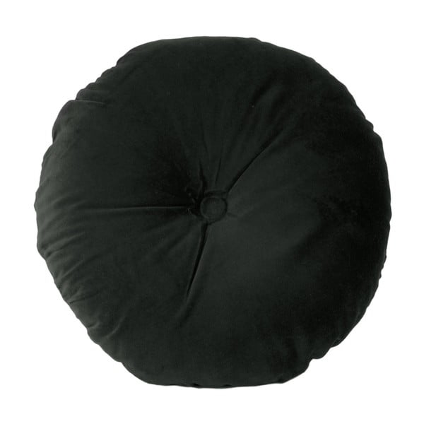 Pernă din bumbac PT LIVING, ⌀ 45 cm, negru