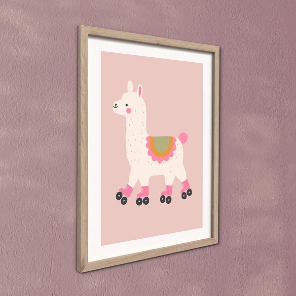 Tablou pentru copii 30x40 cm Roller Llama – Styler-image-3