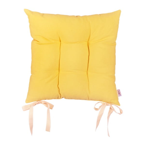 Pernă pentru scaun Mike & Co. NEW YORK Simply Yellow, 41 x 41 cm, galben