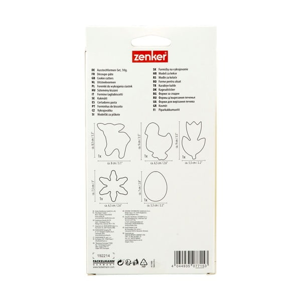 Set 5 forme pentru prăjituri de Paște Zenker Spring-image-2