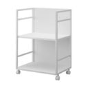 Etajeră pe roți albă din metal 42x60 cm Tower – YAMAZAKI