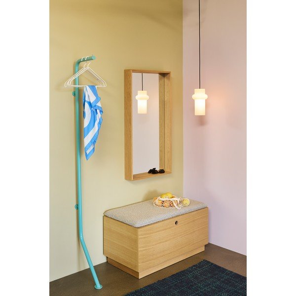 Cuier albastru din metal 36x182 cm Bend – Hübsch-image-1