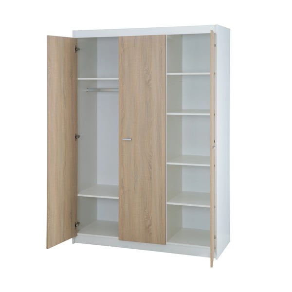 Șifonier pentru copii  alb-natural 131x190 cm Gabriella – Roba-image-3