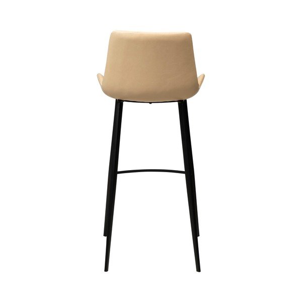 Scaun bar din piele ecologică DAN–FORM Denmark Hype, înălțime 102 cm, maro deschis-image-3