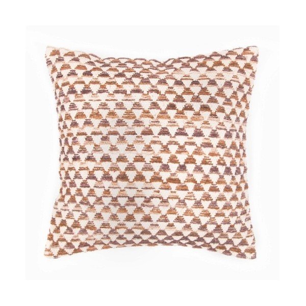 Față de pernă cu model Tiseco Home Studio Pyramide, 45 x 45 cm, portocaliu - maro