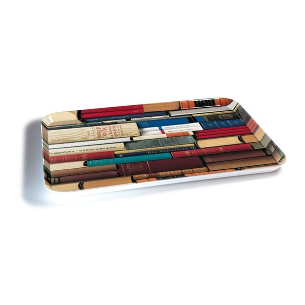 Tavă servire Remember Bookworm, 45 x 29,5 cm-image-1