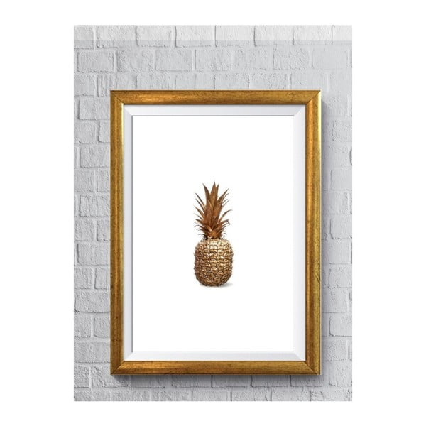 Poster cu ramă Piacenza Art Pineapple, 30 x 20 cm