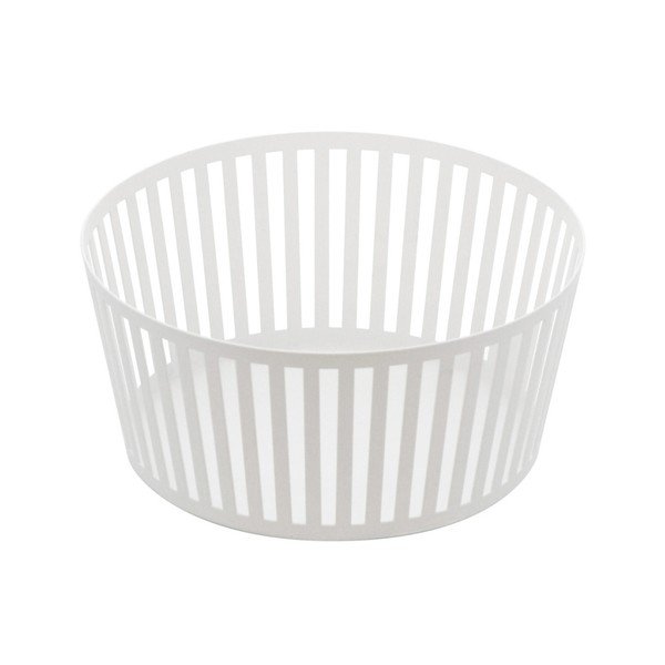 Fructieră YAMAZAKI Tower, ⌀ 21,5 cm, alb