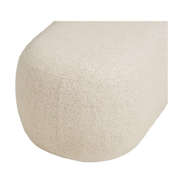 Bancă bej cu tapițerie din țesătură bouclé Blossomville – House Nordic-image-4