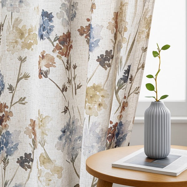 Draperie crem 135x250 cm Flosi – Restilo-image-1