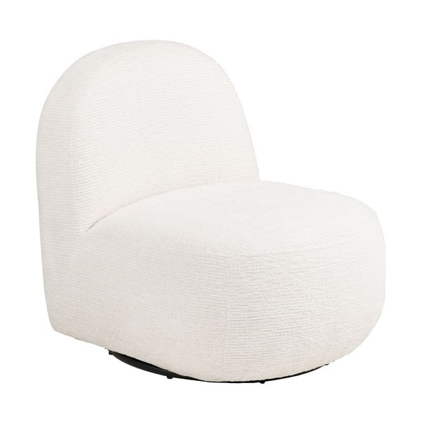Fotoliu crem pivotant Milo – House Nordic