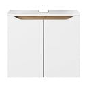 Dulap fără chiuvetă alb scund/suspendat 60x53 cm Set 857 – Pelipal