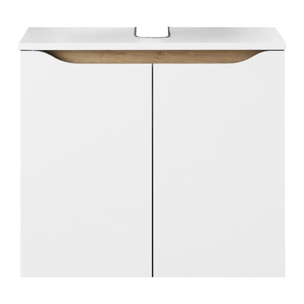 Dulap fără chiuvetă alb scund/suspendat 60x53 cm Set 857 – Pelipal