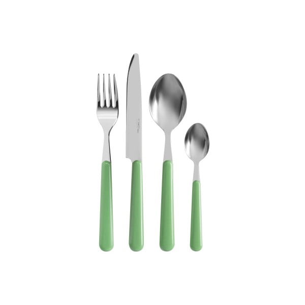 Set tacâmuri Kaleidos Cutlery, 24 de piese, verde