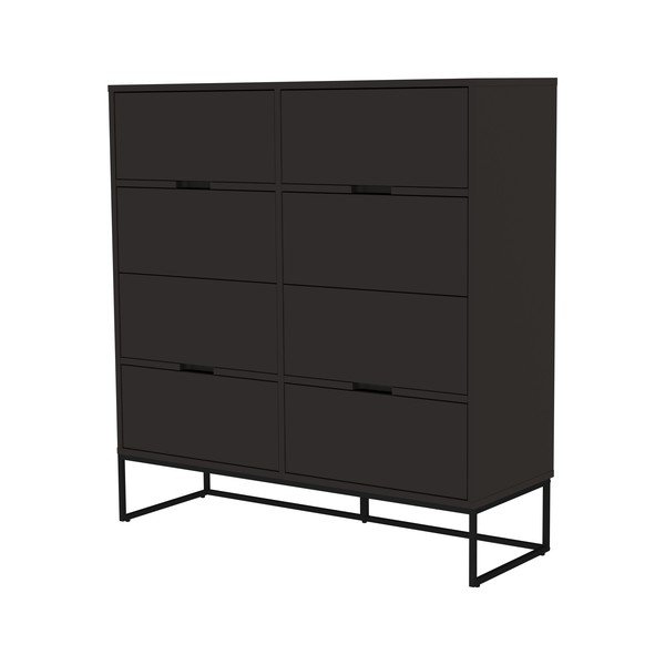 Dulap Tenzo Lipp, 118 x 127 cm, negru-image-1