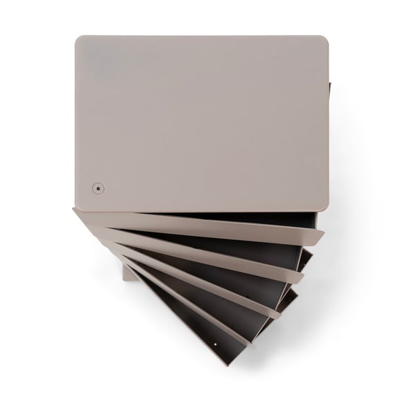 Comodă taupe din metal 37x72x26 cm Joey – Spinder Design-image-3