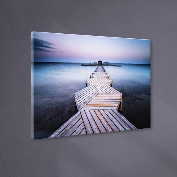 Tablou 113x85 cm Twilight Pier – Styler-image-3