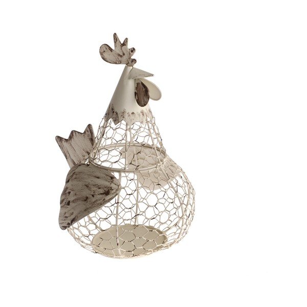 Decorațiune din metal în formă de cocoș Dakls Easter Chicken