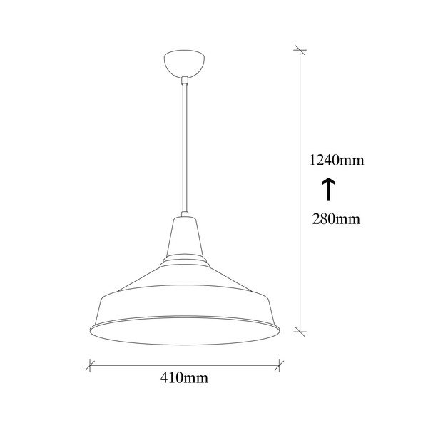 Lustră metalică Opviq lights Efse, negru-image-2