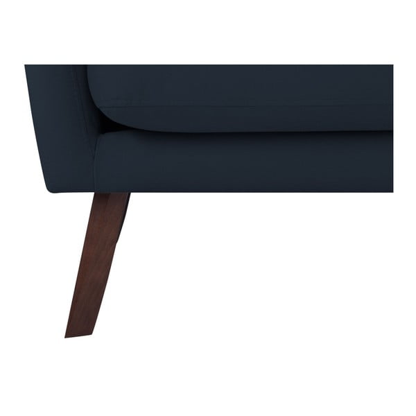 Fotoliu Mazzini Sofas Elena Cotton, albastru închis-image-2