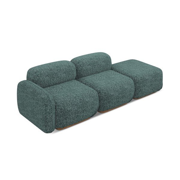Șezlong modular turcoaz (cu colț pe partea stângă) Ailani – Makamii-image-4