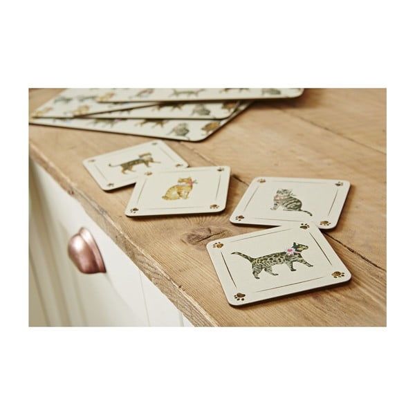 Set 3 prosoape de bucătărie din bumbac Cooksmart ® Cats on Parade-image-2