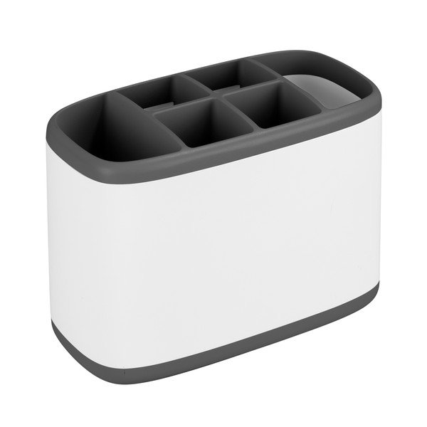 Organizator alb de baie din plastic pentru cosmetice - Wenko-image-2