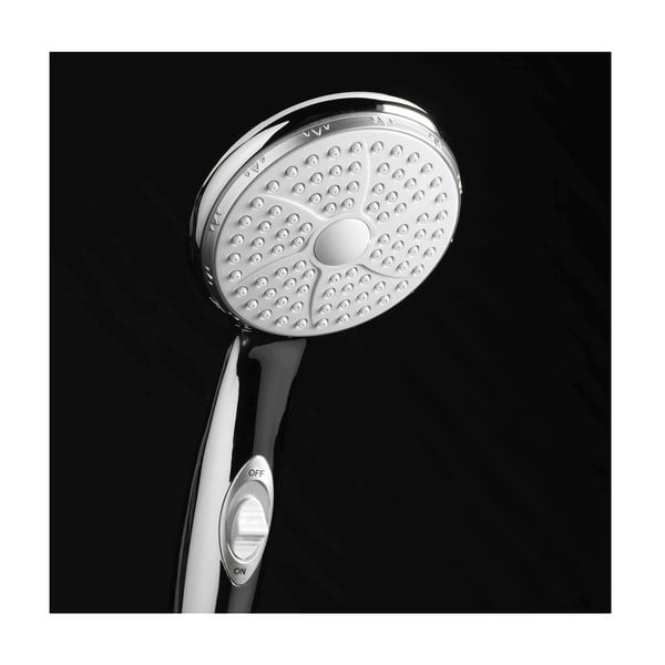 Cap de duș cu furtun  ø 10 cm Hydro – douceur d'intérieur-image-1