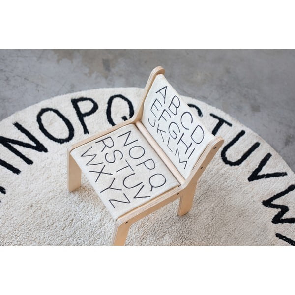 Scaun de copii bej/în culoare naturală ABC – Lorena Canals-image-4