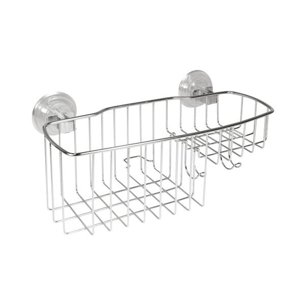 Coș metalic cu ventuză iDesign Duo Basket-image-1