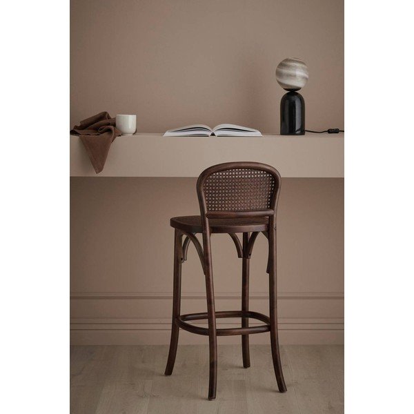 Scaun de bar maro închis din ratan (înălțime șezut 67 cm) Today – Ellos Home-image-1