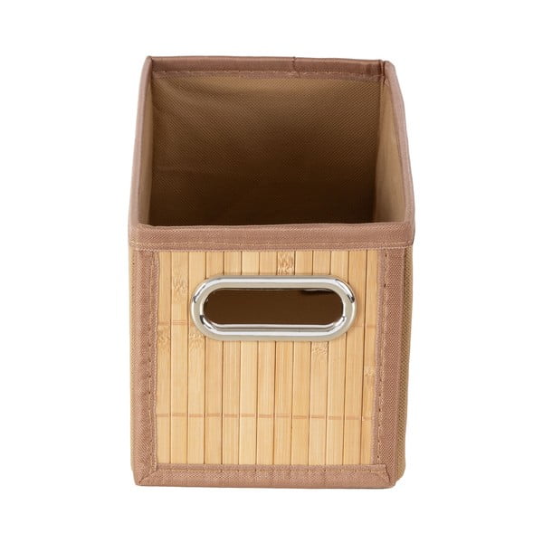Cutie de depozitare în culoare naturală din bambus 15x31x15 cm – Compactor-image-3