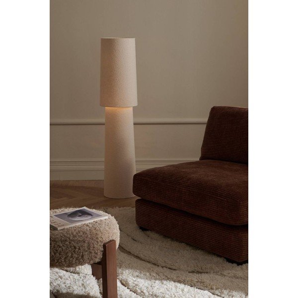 Lampadar crem din material bouclé (înălțime 119 cm) Philo – Ellos Home-image-1