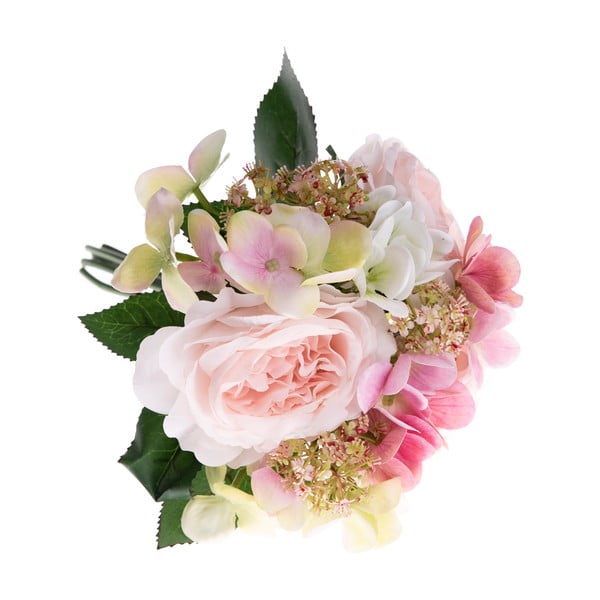 Buchet decorativ artificial de hortensie și trandafir Dakls Pulio