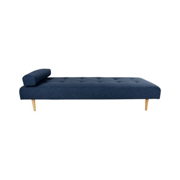 Șezlong tapițat albastru închis Capri - House Nordic