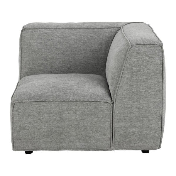 Modul de colț pentru canapea Bonami Selection Fairfield, gri deschis-image-3