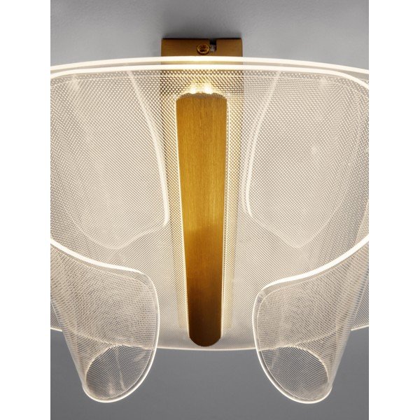 Plafonieră aurie LED cu intensitate reglabilă din aluminiu 55x45 cm Valentin – Nova Luce-image-4