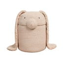 Coș de jucării pentru copii crem din material textil ø 25x30 cm Rita the Rabbit – Lorena Canals