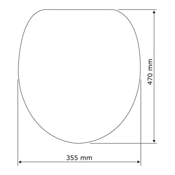 Capac WC cu închidere lentă Wenko Calla, 47 x 35,5 cm, alb-image-4