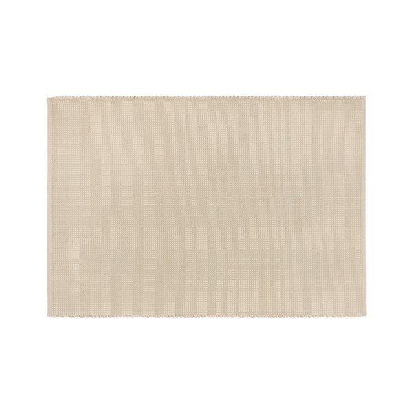 Covor bej țesut manual din lână 140x200 cm Talo – noo.ma