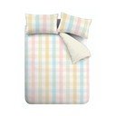 Lenjerie de pat pentru pat dublu 200x200 cm Spring Check – Catherine Lansfield