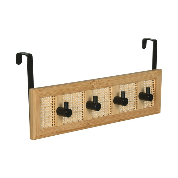 Cuier de ușă în culoare naturală din ratan 33 cm Allegre – Wenko-image-1