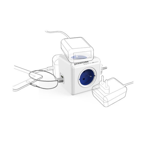 Priză 12 cm PowerCube Original USB – Cubenest-image-2