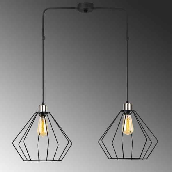 Lustră metalică Opviq lights Mueltan, negru-image-1