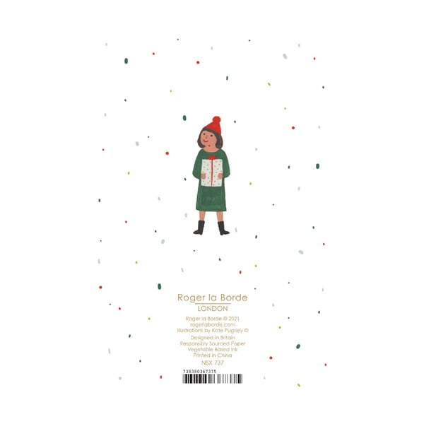 Felicitări 8 buc.  cu model de Crăciun Chicago School  – Roger la Borde-image-2