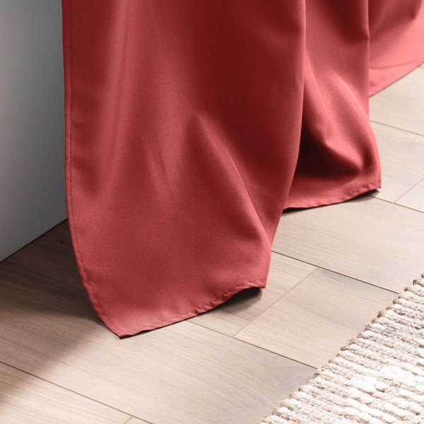 Draperie roșie 140x180 cm Essentiel – douceur d'intérieur-image-3