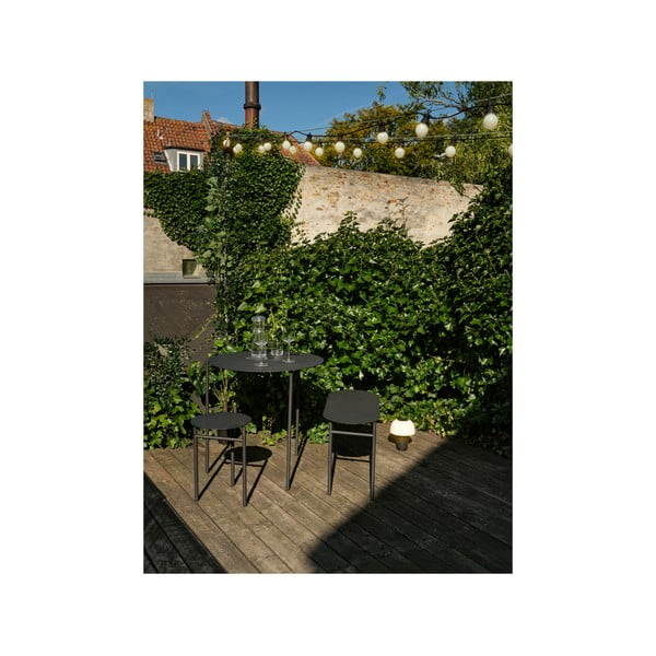 Scaun negru din metal Disc – Zone-image-1