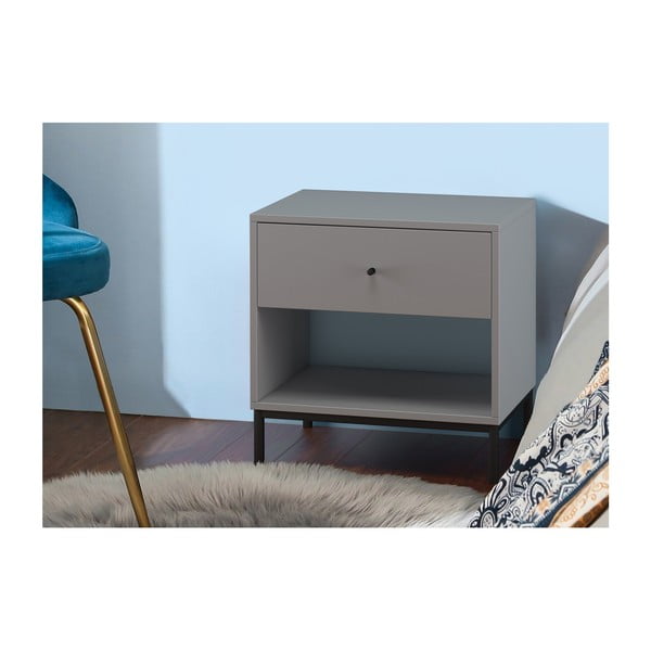 Noptieră gri Celine – Støraa-image-1