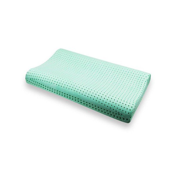 Pernă din spumă cu memorie ProSpánek Bio Wave, 42 x 72 cm, alb-image-3